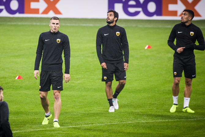 Το πρώτο βράδυ της ΑΕΚ στο Μιλάνο (VIDEO)