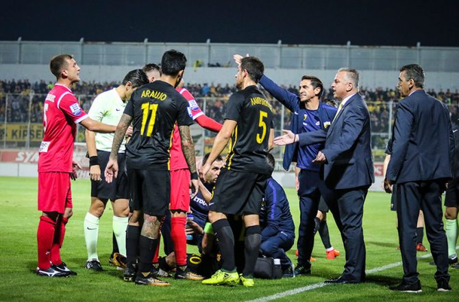 Έντονα παράπονα της ΑΕΚ στον Παπαδόπουλο