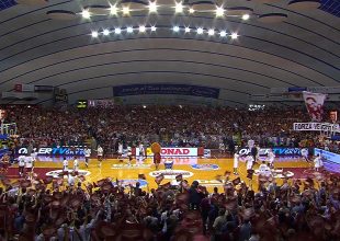 Προπόνηση στο Palasport Taliercio