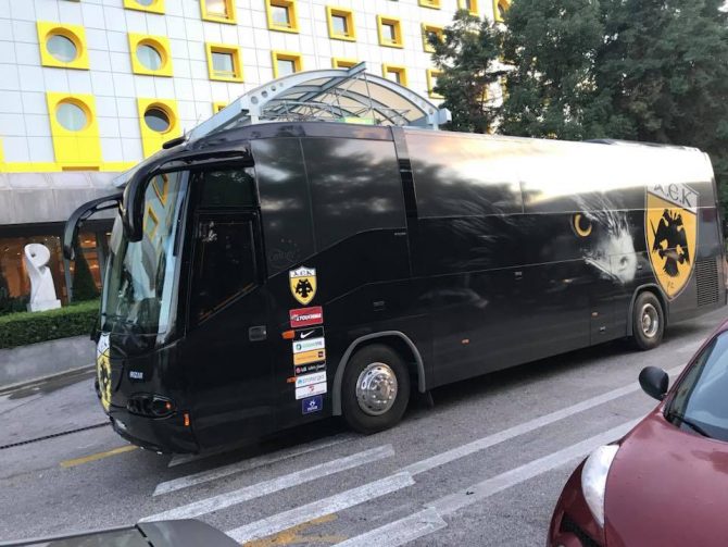 Για λεωφόρο η αποστολή της ΑΕΚ (ΦΩΤΟ)