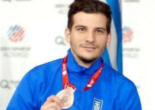 Χάλκινο μετάλλιο Βασίλης Ντούνης στη σπάθη