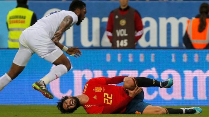 Αμφίβολος για το ντέρμπι με την Ατλέτικο ο Ίσκο