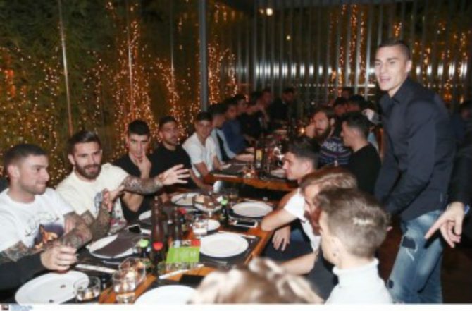 Το τραπέζι μέσα από τα μάτια των παικτών της ΑΕΚ (pics)