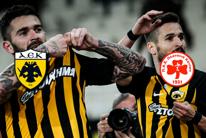 LIVE ΑΕΚ – Πλατανιάς LIVE ΑΕΚ – Πλατανιάς