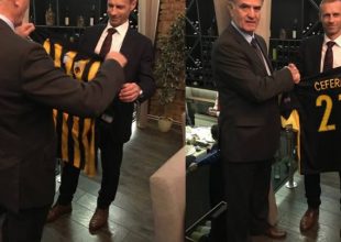 Στη συλλογή του προέδρου της UEFA η φανέλα της ΑΕΚ