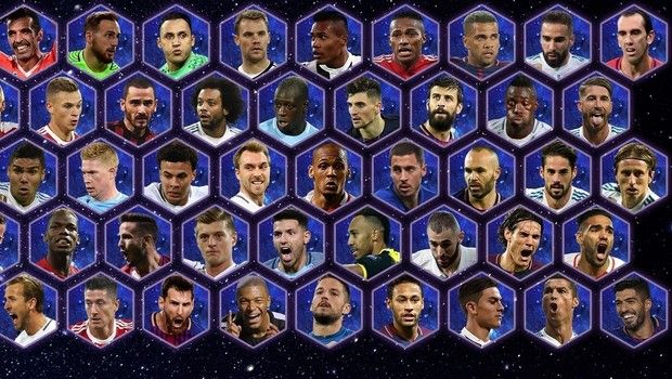 Οι υποψήφιοι της UEFA για την κορυφαία ομάδα του 2017