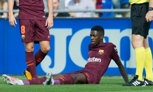 Οριστικά εκτός Clasico ο Ντεμπελέ, έξω και οι Αλκάθερ-Ουμτιτί Οριστικά εκτός Clasico ο Ντεμπελέ, έξω και οι Αλκάθερ-Ουμτιτί