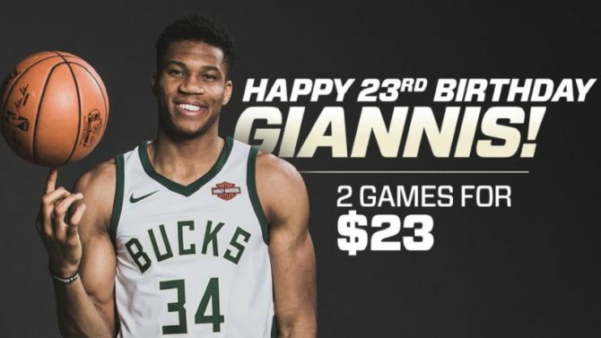 Οι Μπακς ευχήθηκαν με… απίθανο τρόπο στον Γιάννη! (pic) Οι Μπακς ευχήθηκαν με… απίθανο τρόπο στον Γιάννη! (pic)