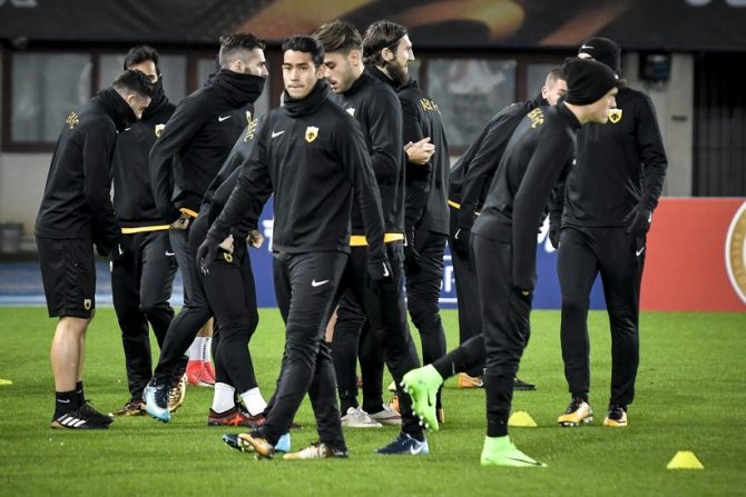 Η ΑΕΚ στο «Ernst Happel» (video)