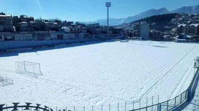 Στον «αέρα» το Λαμία- Παναθηναϊκός λόγω χιονιού!