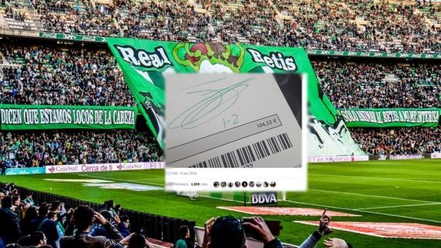 Επικός οπαδός υπέγραφε με το σκορ του… ντέρμπι! Επικός οπαδός υπέγραφε με το σκορ του… ντέρμπι!