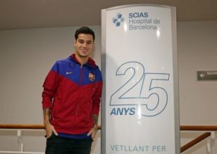 Καθυστερεί τρεις εβδομάδες το ντεμπούτο του τραυματία Κουτίνιο