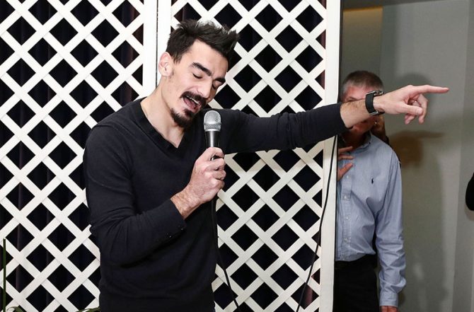 Η selfie του Λάζαρου με τον Φορτούνη (ΦΩΤΟ)