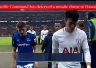 Λάθος συναγερμός για… πύραυλο στο Τότεναμ – Έβερτον!