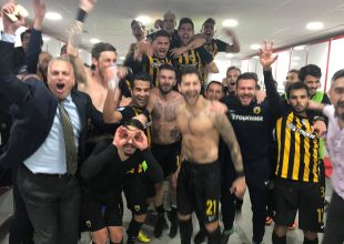 Χαμός στα αποδυτήρια μετά απ’ το κλαρίνο (VIDEO)