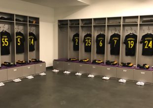 Όλα έτοιμα στα αποδυτήρια (pics+vid)