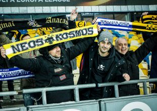 Στιγμές με τους Ενωσίτες στο Ολιμπίνσκι (pics)