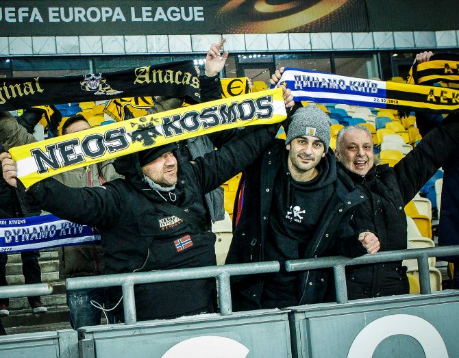 Στιγμές με τους Ενωσίτες στο Ολιμπίνσκι (pics)