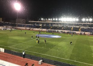 Η προθέρμανση της ΑΕΚ στο Περιστέρι (VID)