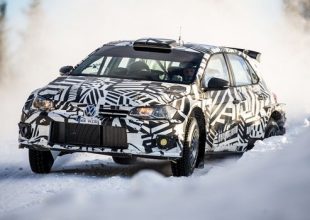 Ο Σόλμπεργκ στο χιόνι με το VW Polo R5