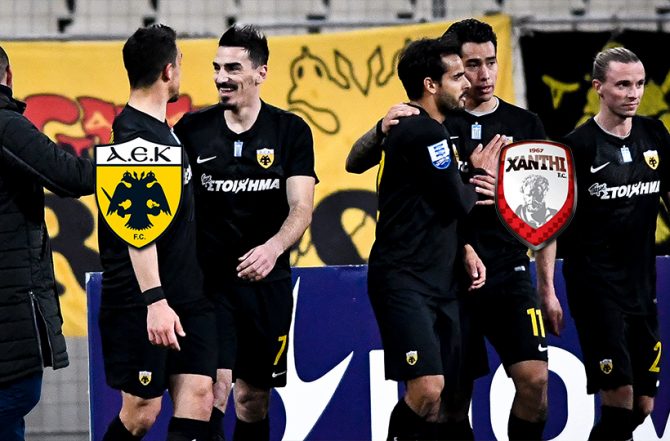 LIVE ΑΕΚ – Ξάνθη