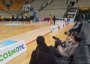 Στην προπόνηση της Βασίλισσας ο Αγγελόπουλος