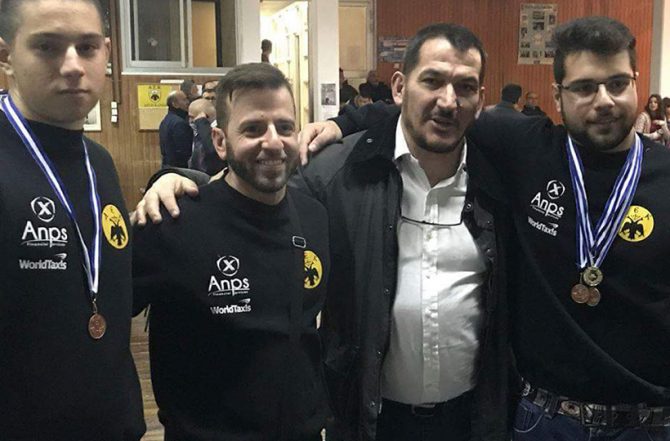 Μετάλλια για τους αθλητές της ΑΕΚ