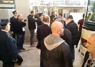 Η άφιξη της ΑΕΚ στην Τούμπα (VIDEO)