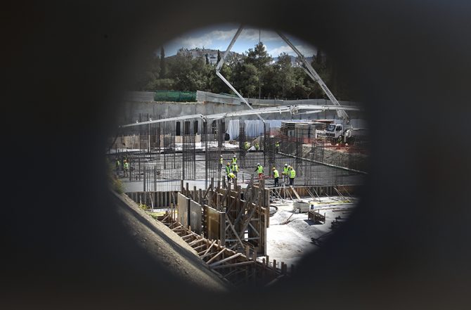 Οι γερανοί της «Αγιάς Σοφιάς» από ψηλά! (VIDEO)