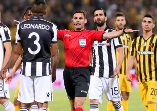 Ο Κομίνης στο ΠΑΟΚ – ΑΕΚ!