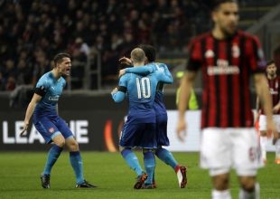 Θρίαμβος της Άρσεναλ, 2-0 τη Μίλαν