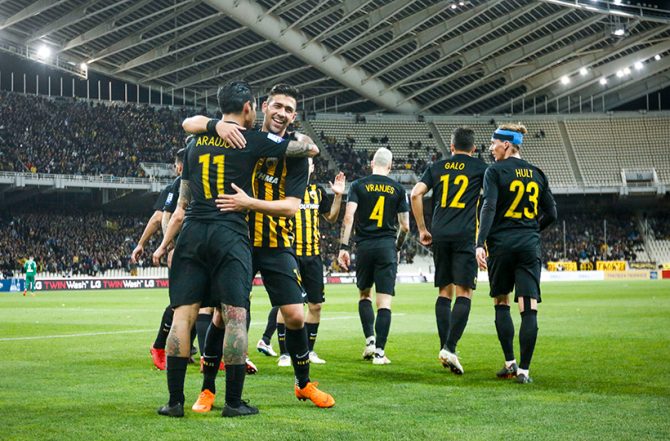 Highlights και γκολ από το ΑΕΚ – ΠΑΟ (VIDEO)