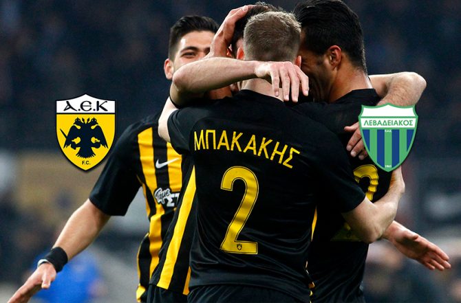 LIVE ΑΕΚ – Λεβαδειακός