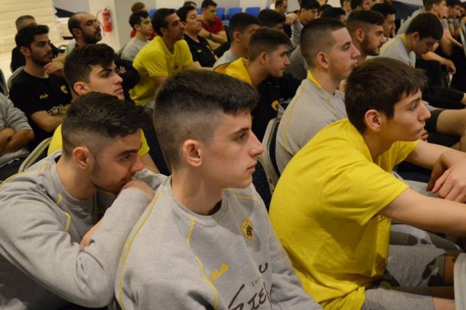 Οι Έφηβοι της ΑΕΚ στο σεμινάριο της FIBA (pics)