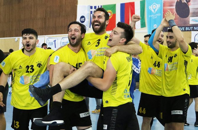 Τα πανηγύρια από την πρόκριση της ΑΕΚΑΡΑΣ στον τελικό