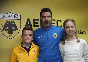 Η ΑΕΚ εκπροσωπεί την Ελλάδα στο πρόγραμμα Football for Friendship