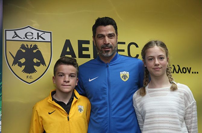 Η ΑΕΚ εκπροσωπεί την Ελλάδα στο πρόγραμμα Football for Friendship