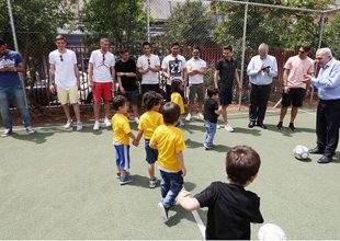 Το γηπεδάκι της ΑΕΚ στο Νηπιοτροφείο!