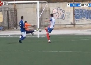 Μέτρησαν γκολ σε σουτ που πήγε… άουτ! (vid)