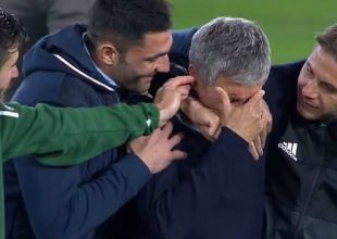 Δάκρυα χαράς από τον προπονητή της Μπέτις για την έξοδο στην Ευρώπη (pics)