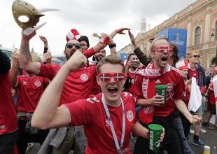 Πρόστιμο στη Δανία για τη συμπεριφορά των φιλάθλων της