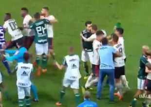 Ξύλο και έξι αποβολές στο Παλμέιρας – Φλαμένγκο