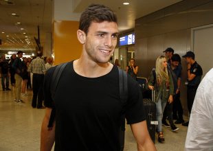Με την γυναίκα του στην Αθήνα ο Μπογέ!