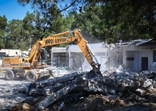 Ασφαλιστικά μέτρα ο Άρης – Γκρεμίζεται το σκουπιδαριό (pics+vid)