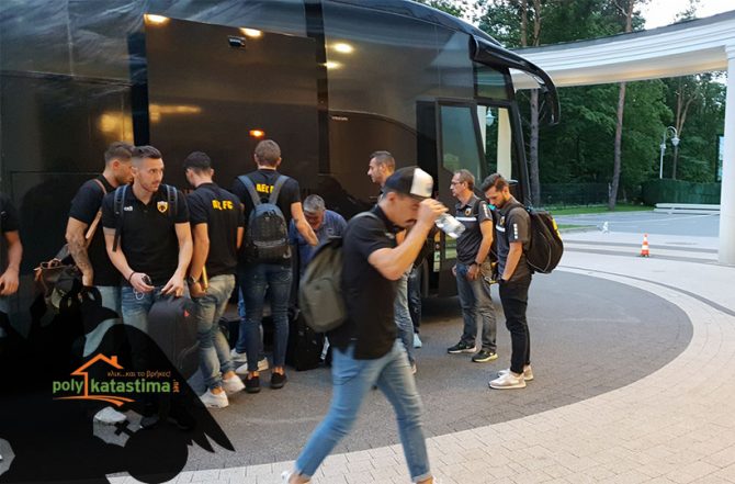 Με διπλή προπόνηση ξεκινάει στο Κιέλτσε η ΑΕΚ