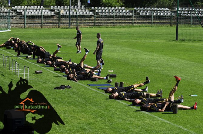 Στιγμές από την πρωινή προπόνηση (pics)