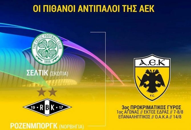 Σέλτικ ή Ρόζενμποργκ στο δρόμο της ΑΕΚ για τα αστέρια!