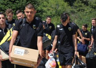 Έφτασε Καρπενήσι η ΑΕΚ Κ17