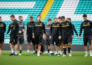 Η προπόνηση της ΑΕΚ στο Celtic Park (VIDEO)