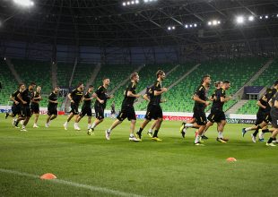 Στιγμές από την προπόνηση στο «Groupama Arena» (pics)